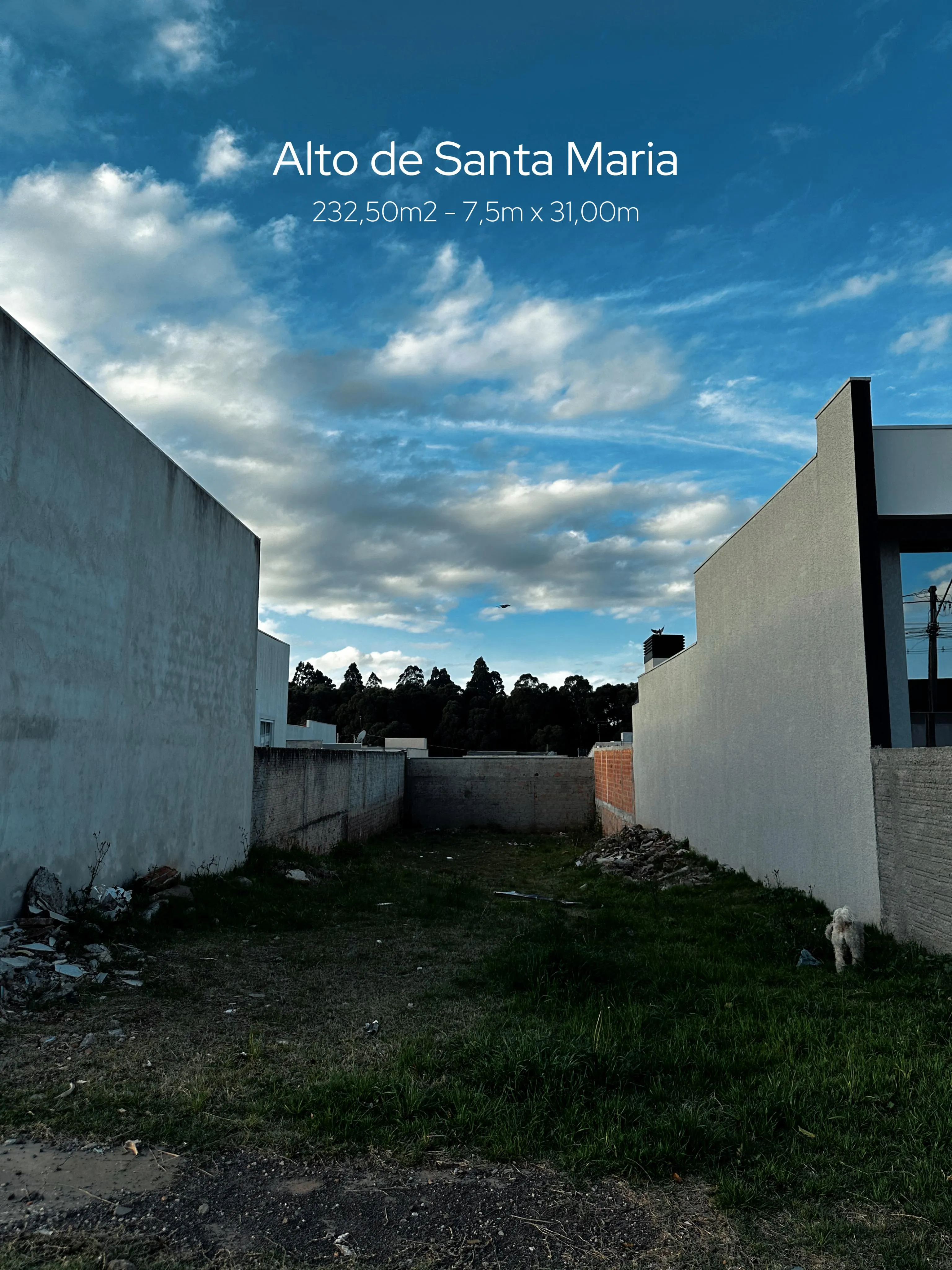 Terreno Urbano à Venda – Loteamento Alto de Santa Maria